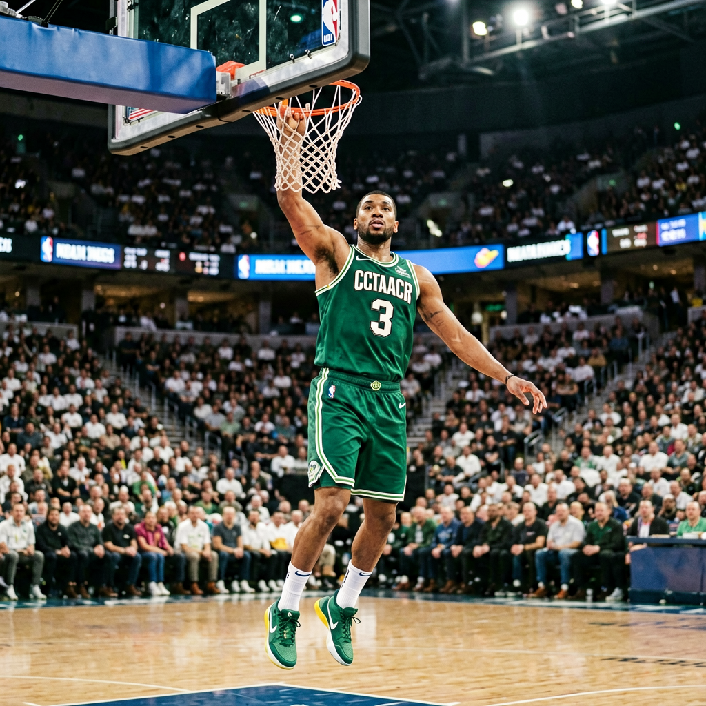 NBA比赛中的精彩扣篮瞬间